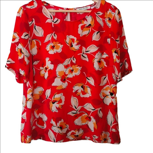 Rose + Olive women's cottagecore, prairiecore floral blouse size Medium.